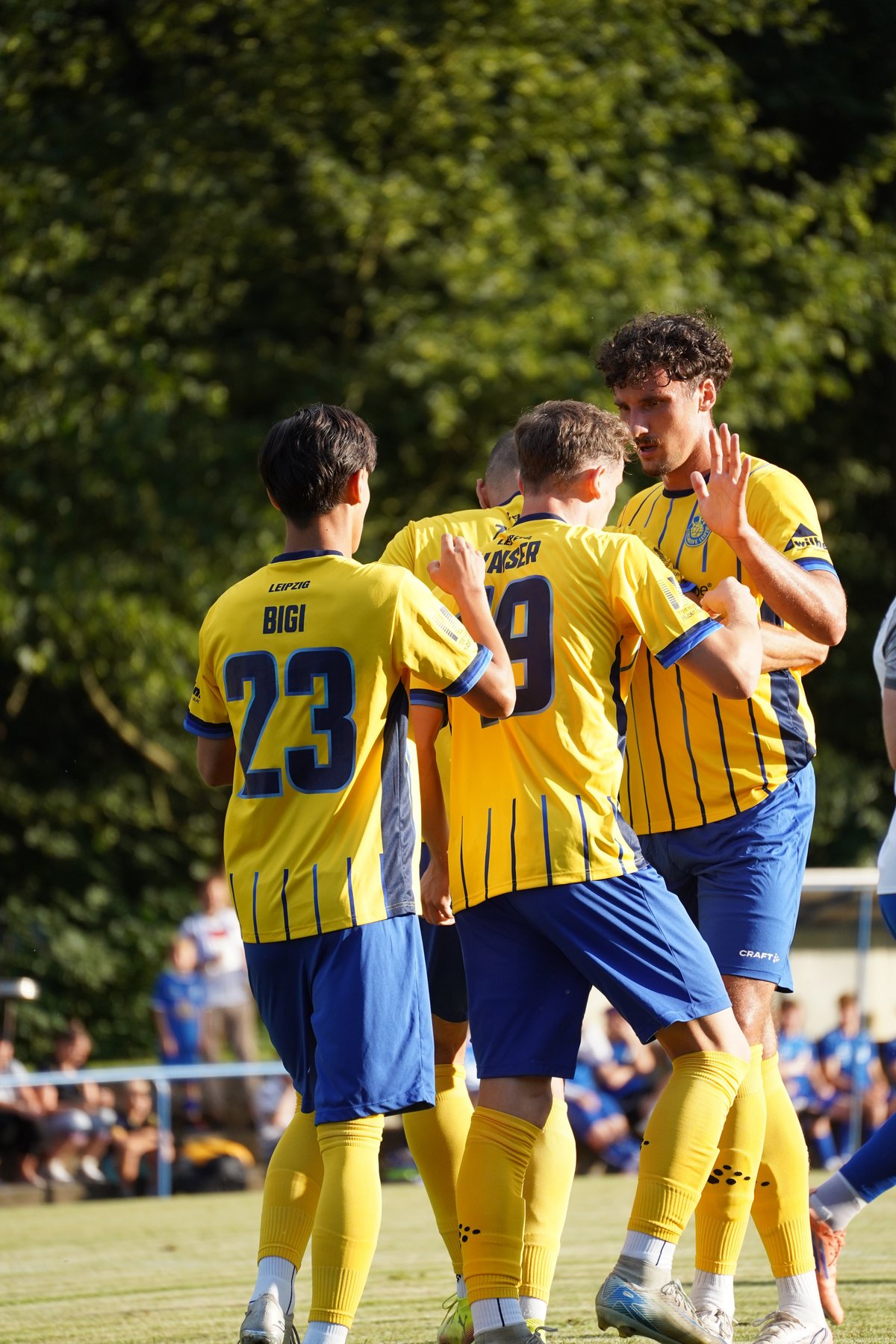 TEST MATCH VICTORY IN ZWENKAU.